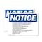 Signmission End Of Week Shutdown Flammable Material OSHA Notice Sign, Plastic, 10in W x 7in L, 2PK OS-2PACK-NS-P-710-L-12039 - alternate 1